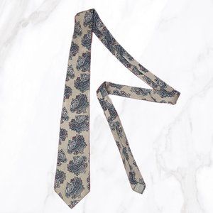Vintage Christian Dior Men's Paisley 100% Silk‎ Tie, OS